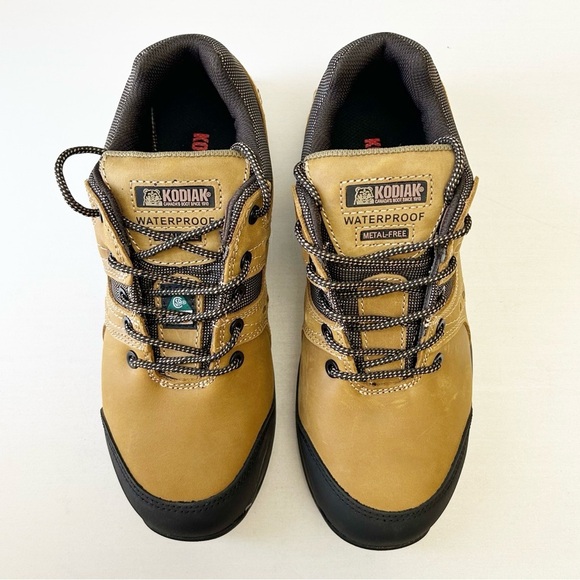 KODIAK Men’s Trail Waterproof Composite Toe Hiker Safety Work Shoe Brown Size 10 - Picture 5 of 14